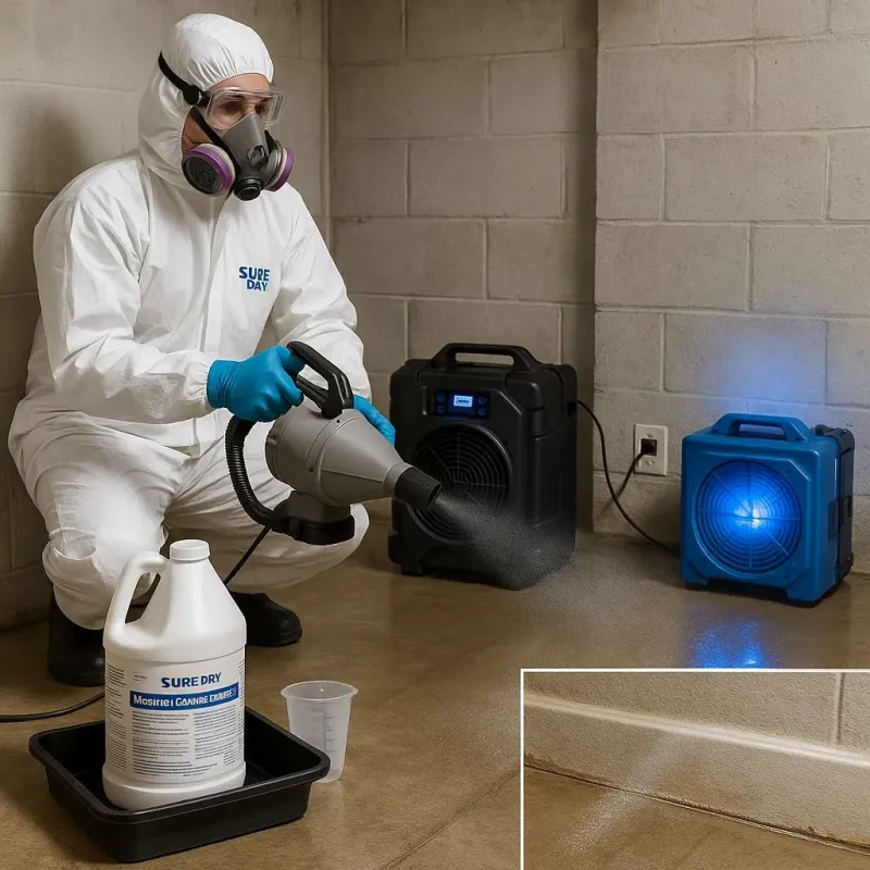 Sanitization and Odor Removal process in Fircrest, WA